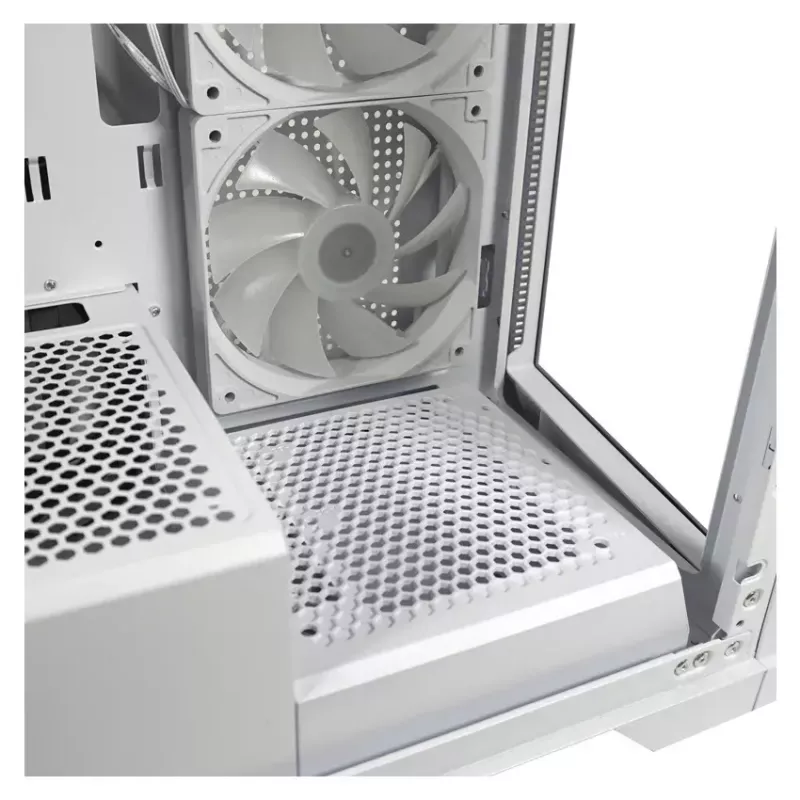 PC-Gehäuse LC-Power LC-7041B-ON Midi Tower Weiß