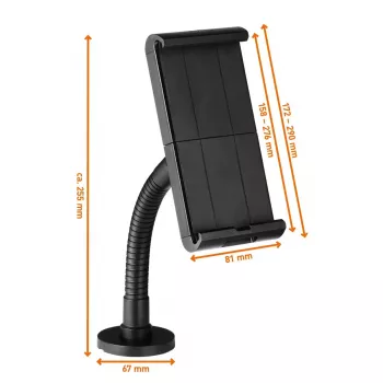 Tablet/UMPC Durable Durable Tought Wall/Table Schwarz