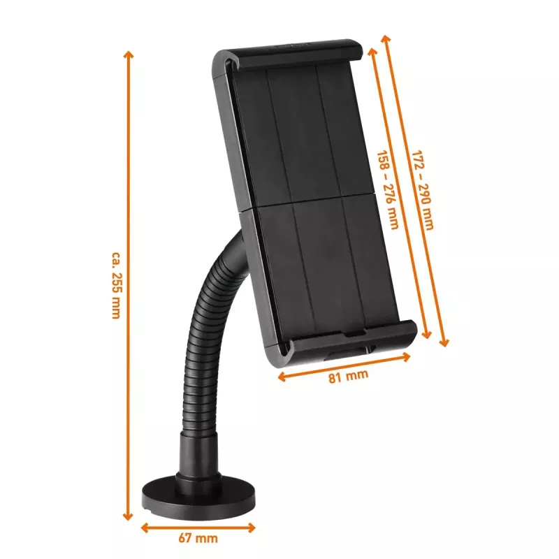 Tablet/UMPC Durable Durable Tought Wall/Table Schwarz