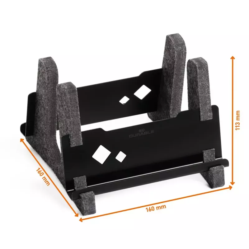 Laptopständer Durable Effect 43,2 cm Anthrazit Metall Kunststoff