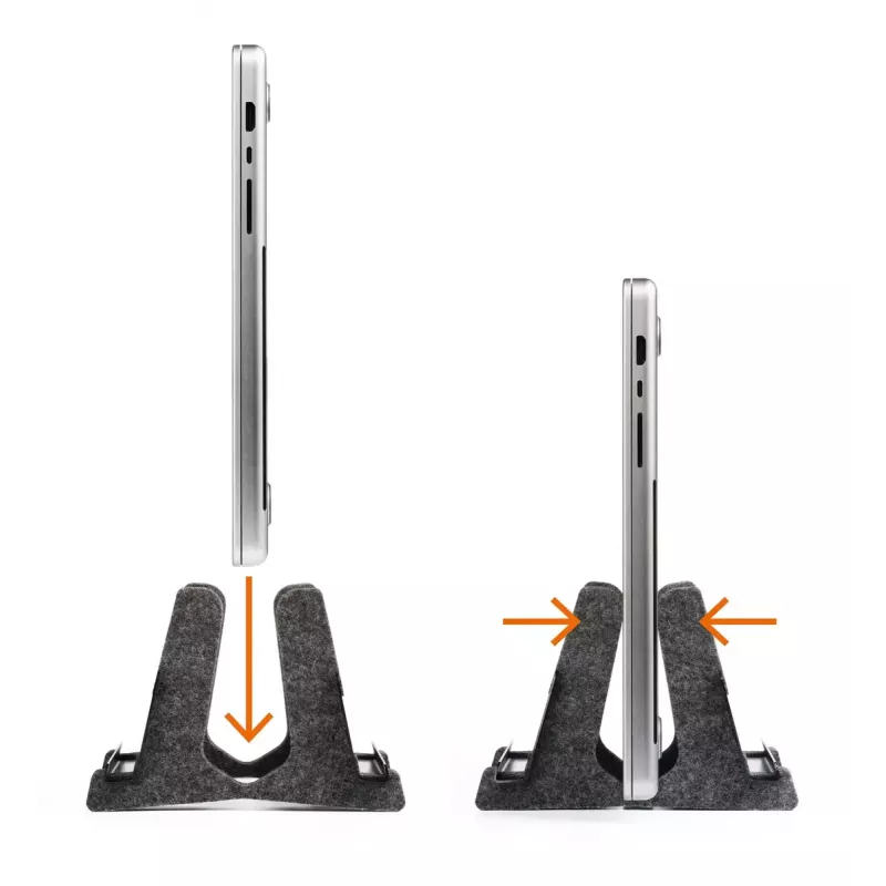 Laptopständer Durable Effect 43,2 cm Anthrazit Metall Kunststoff
