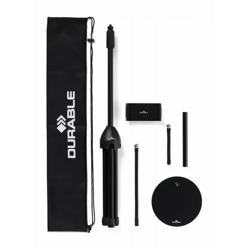 Aktive Halterung Durable TWIST COMBI für Mobiltelefon Smartphone Tablet Schwarz