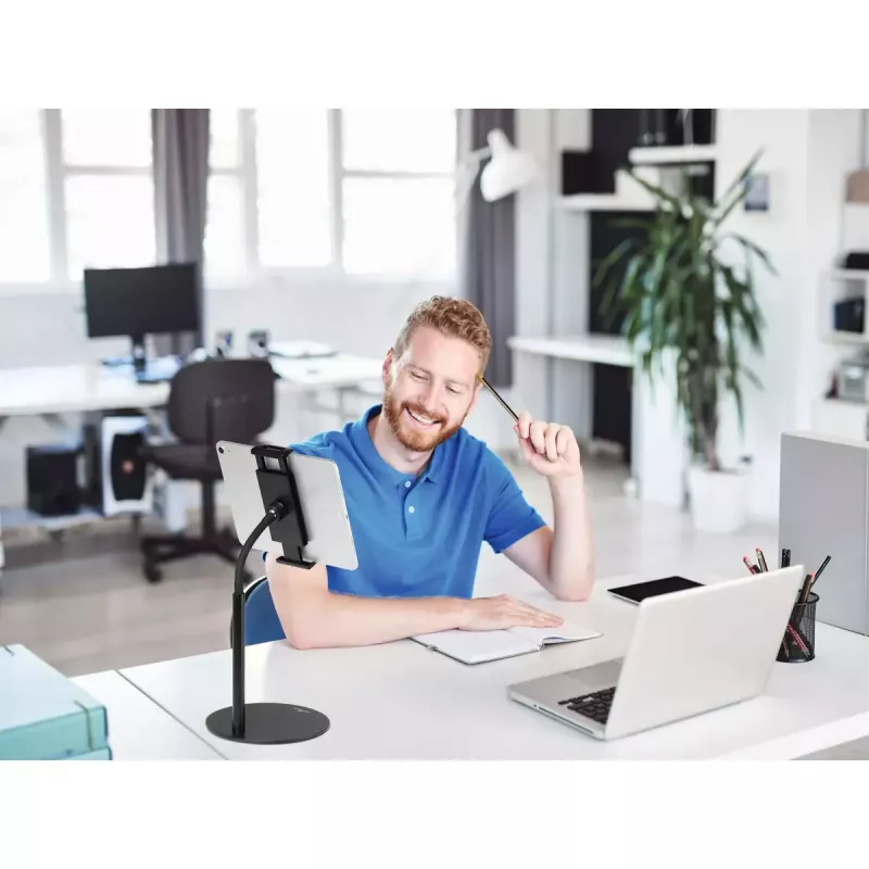 Aktive Halterung Durable TWIST COMBI für Mobiltelefon Smartphone Tablet Schwarz