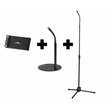 Aktive Halterung Durable TWIST COMBI für Mobiltelefon Smartphone Tablet Schwarz