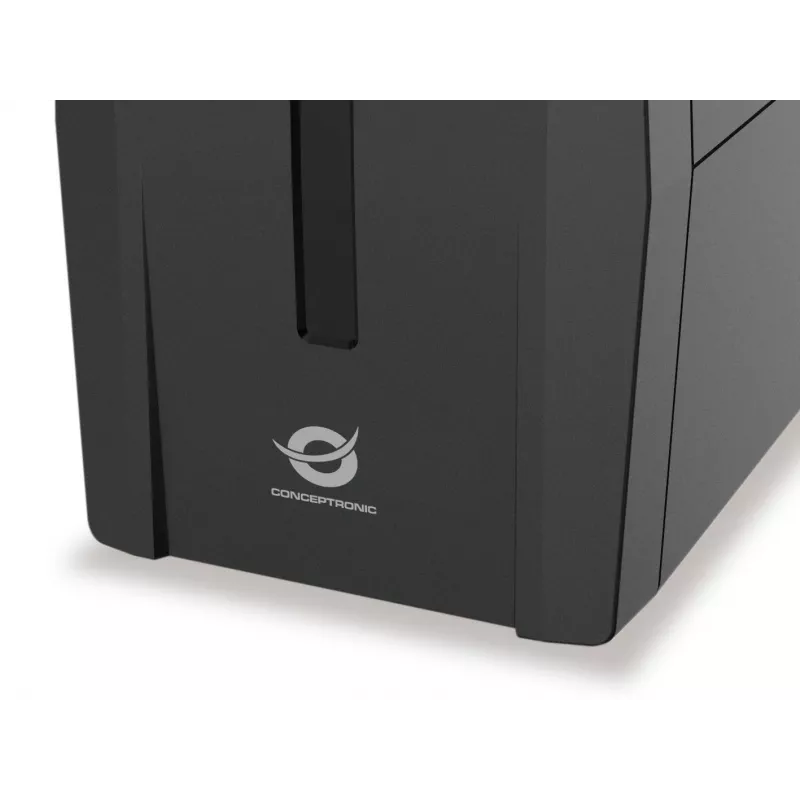 Conceptronic ZEUS 650VA 360W USV, Schuko-Steckdose, Line-Interactive, 0,65 kVA, 360 W, 220 V, 240 V, 220 V