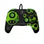 Gamepad PDP REMATCH Wired Controller 1-Up Glow in the Dark für Nintendo Switch, USB, 3m Kabel, D-pad, Home-Taste, Schwarz/Grün
