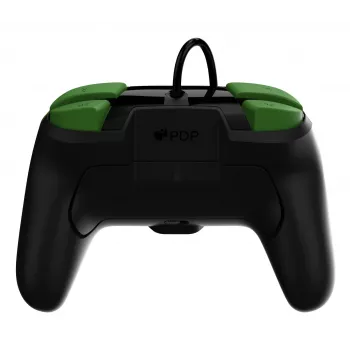 Gamepad PDP REMATCH Wired Controller 1-Up Glow in the Dark für Nintendo Switch, USB, 3m Kabel, D-pad, Home-Taste, Schwarz/Grün