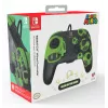 Gamepad PDP REMATCH Wired Controller 1-Up Glow in the Dark für Nintendo Switch, USB, 3m Kabel, D-pad, Home-Taste, Schwarz/Grün