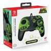 Gamepad PDP REMATCH Wired Controller 1-Up Glow in the Dark für Nintendo Switch, USB, 3m Kabel, D-pad, Home-Taste, Schwarz/Grün