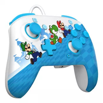 Gamepad PDP Mario Escape REMATCH für Nintendo Switch — Kabelgebundenes USB, D-Pad, Home-Taste, Mehrfarbig