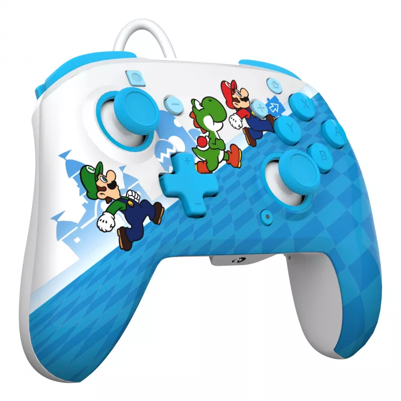 Gamepad PDP Mario Escape REMATCH für Nintendo Switch — Kabelgebundenes USB, D-Pad, Home-Taste, Mehrfarbig