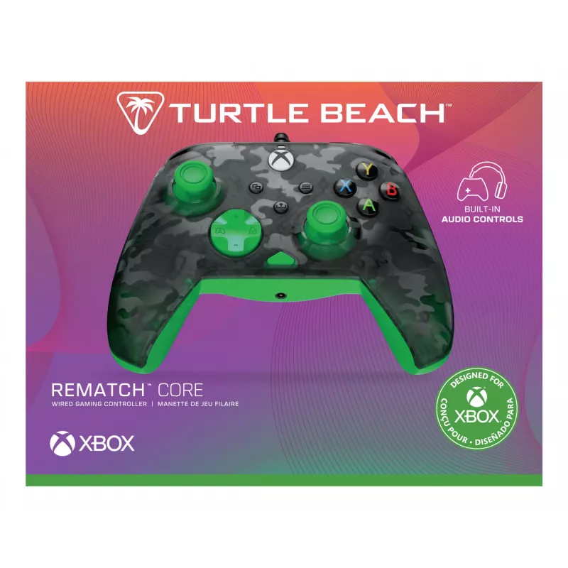 Gamepad Turtle Beach Rematch Core Schwarz Grün Grau USB kabelgebunden