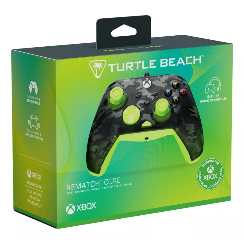 Gamepad Turtle Beach Rematch Core Schwarz Grau Gelb USB Kabelgebunden