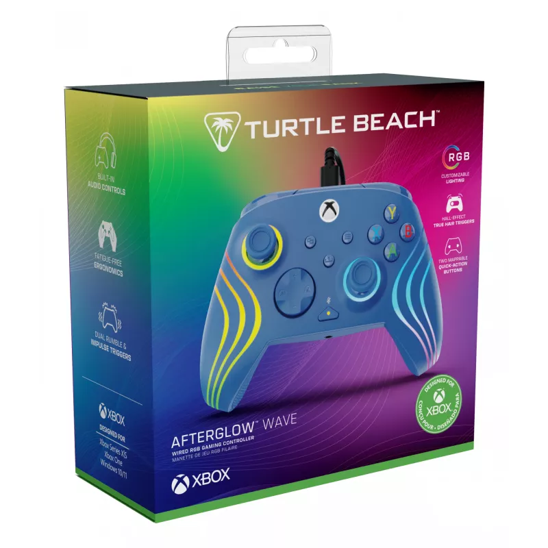 Gamepad Turtle Beach Afterglow Wave Blau USB PC Xbox Series S X