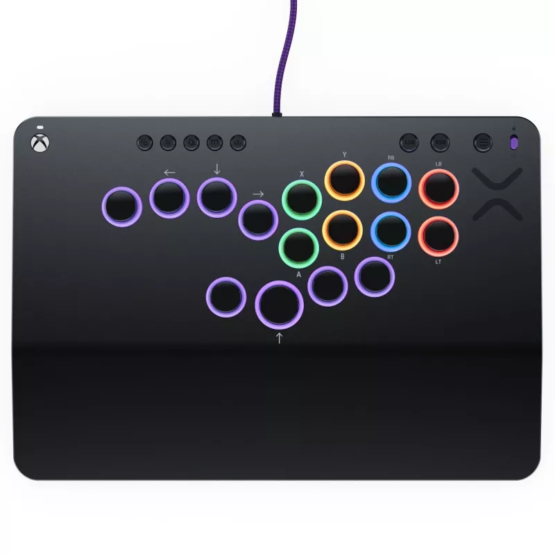 PDP Victrix Pro KO Leverless Fight Stick Grau USB Fightstick PC, Xbox Series S, Xbox Series X