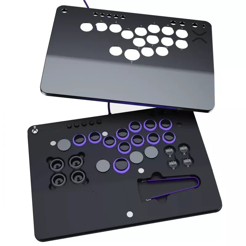 PDP Victrix Pro KO Leverless Fight Stick Grau USB Fightstick PC, Xbox Series S, Xbox Series X