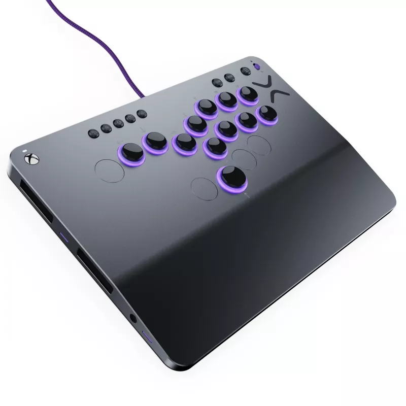 PDP Victrix Pro KO Leverless Fight Stick Grau USB Fightstick PC, Xbox Series S, Xbox Series X