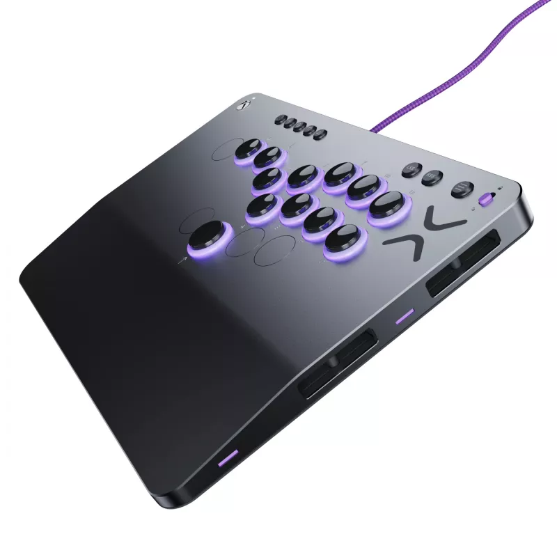 PDP Victrix Pro KO Leverless Fight Stick Grau USB Fightstick PC, Xbox Series S, Xbox Series X