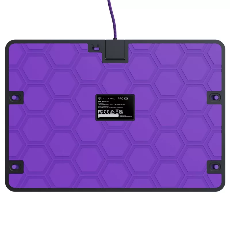 PDP Victrix Pro KO Leverless Fight Stick Grau USB Fightstick PC, PlayStation 4, PlayStation 5