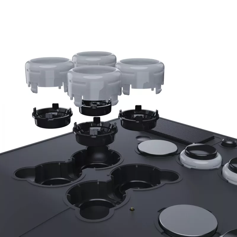PDP Victrix Pro KO Leverless Fight Stick Grau USB Fightstick PC, PlayStation 4, PlayStation 5