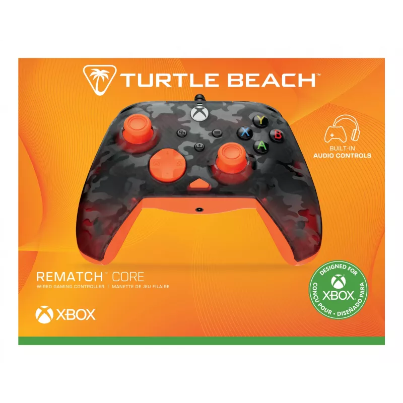 Gamepad Turtle Beach Rematch Core Schwarz Grau Orange USB Kabelgebunden