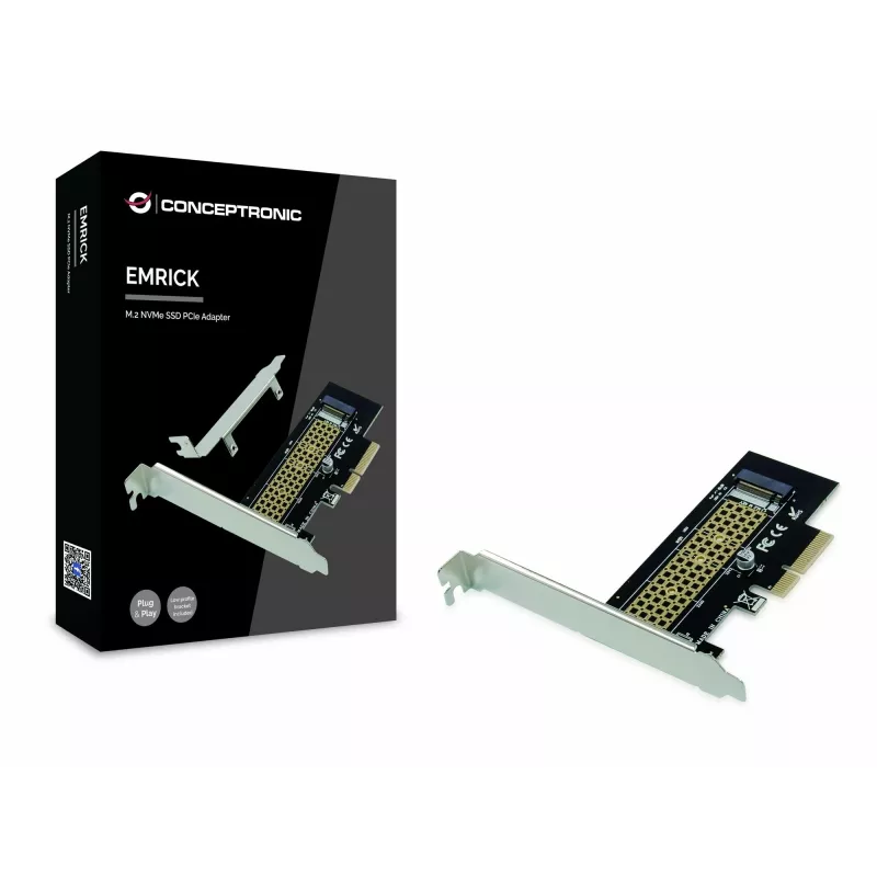 Conceptronic EMRICK M.2 NVMe SSD PCIe Adapter