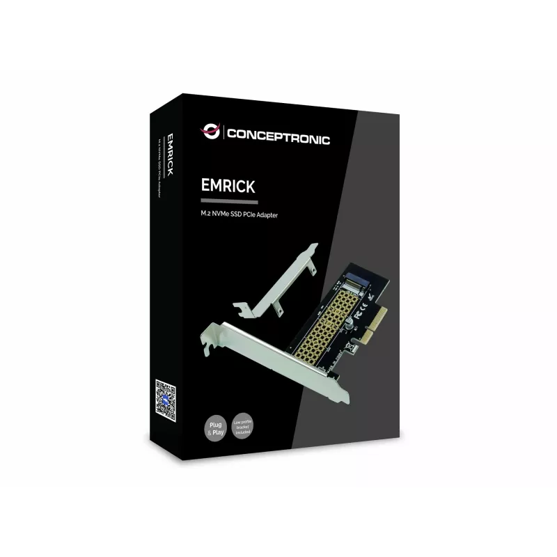 Conceptronic EMRICK M.2 NVMe SSD PCIe Adapter
