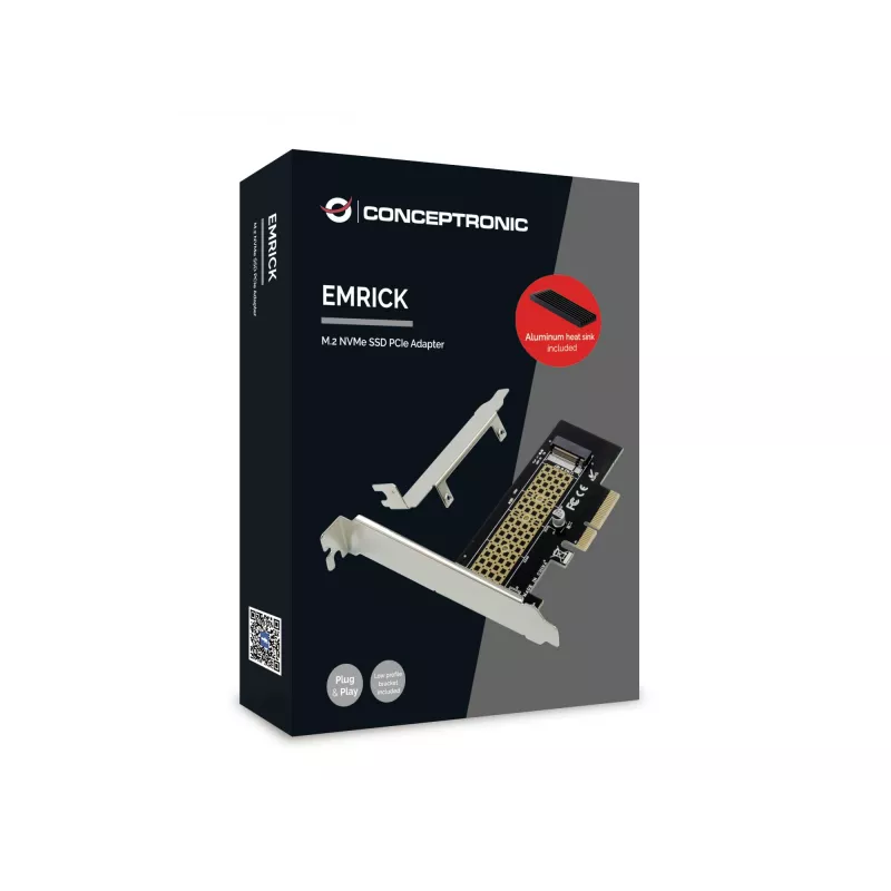 Conceptronic EMRICK M.2 NVMe SSD PCIe-Adapter