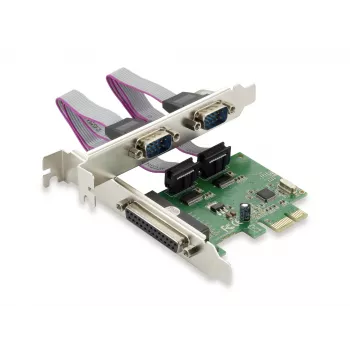 Conceptronic PCI Express Karte 1-Port Parallel & 2-Port Seriell