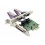 Conceptronic PCI Express Karte 1-Port Parallel & 2-Port Seriell