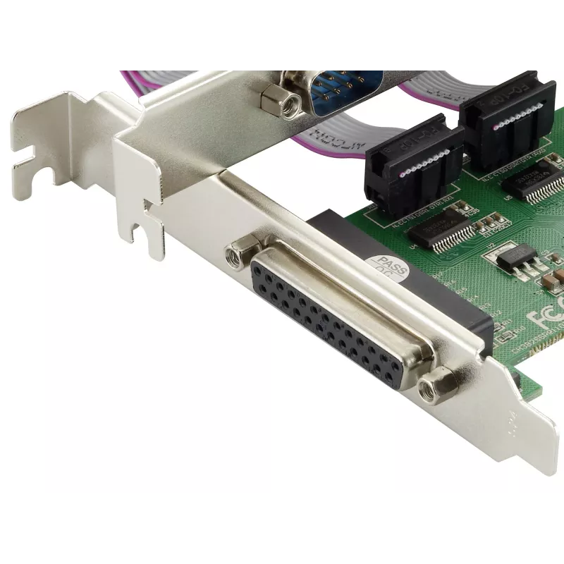 Conceptronic PCI Express Karte 1-Port Parallel & 2-Port Seriell