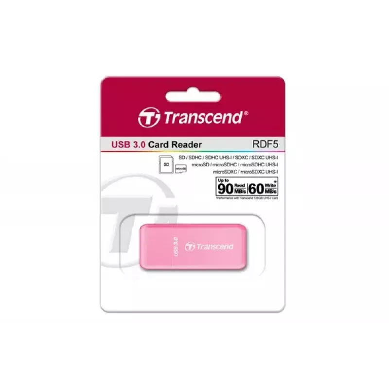 Kartenleser Transcend RDF5 Pink