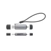 Conceptronic BIAN05G 2-in-1 USB 3.0 Dual Plug Kartenleser, SD/MicroSD 3.0, UHS-I