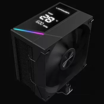 Lüfter LC-Power LC-CC-120-DB6 12 cm Schwarz 600-2200 RPM FDB
