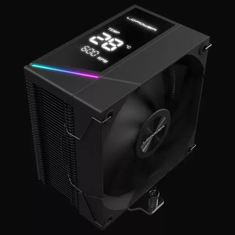 Lüfter LC-Power LC-CC-120-DB6 12 cm Schwarz 600-2200 RPM FDB