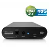HDD-Gehäuse Fantec DB-ALU31 Schwarz 3,5 Zoll