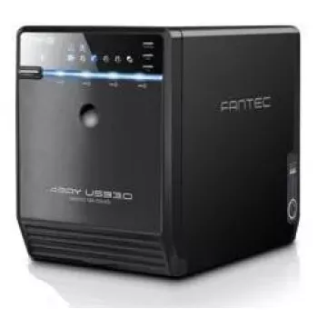 Externes Festplattengehäuse Fantec QB-35US3R Schwarz