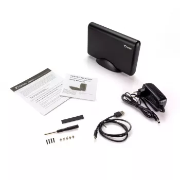 Festplattengehäuse Fantec DB-F35U3 Schwarz 3,5 Zoll