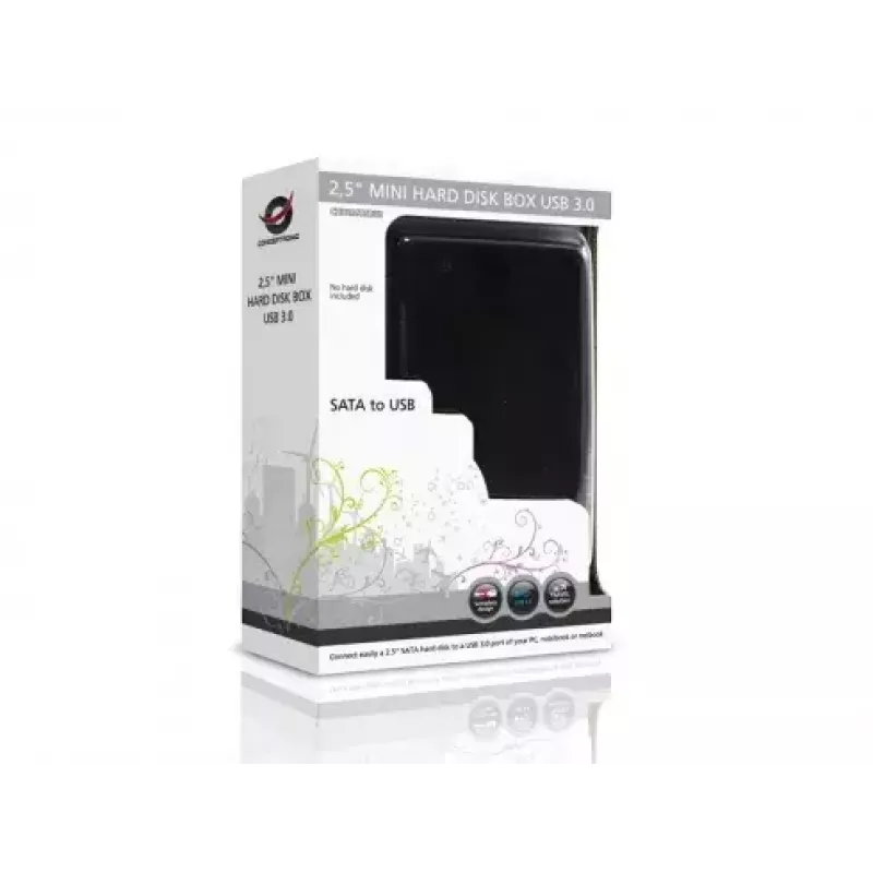 Festplattengehäuse Conceptronic CHD2MUSB3B Mini USB 3.0