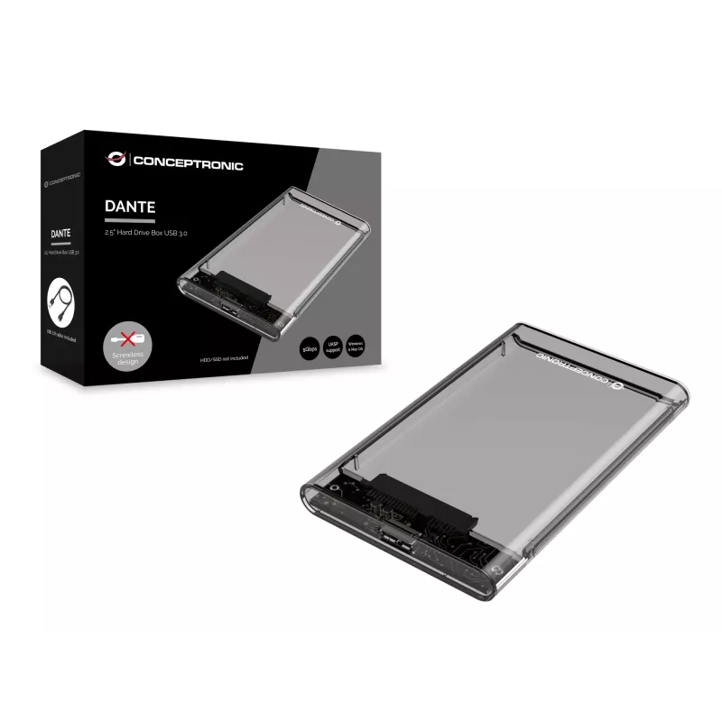 Conceptronic DANTE 2,5-Zoll-Festplattengehäuse USB 3.0
