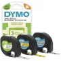 DYMO LetraTag Beschriftungsband sortiert 3er-Pack