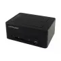 LC Power LC-DOCK-U3-CR - HDD-Dockingstation mit Netzanzeige, Ein/Aus-Schalter, Klon-Funktion Schächte: 2 - 2.5 / 3.5 gemeinsam genutzt (6,4 cm/8,9 cm 