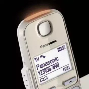 DECT-Telefon Panasonic KX-TGE262GN Kabelloses Handteil Anruferkennung