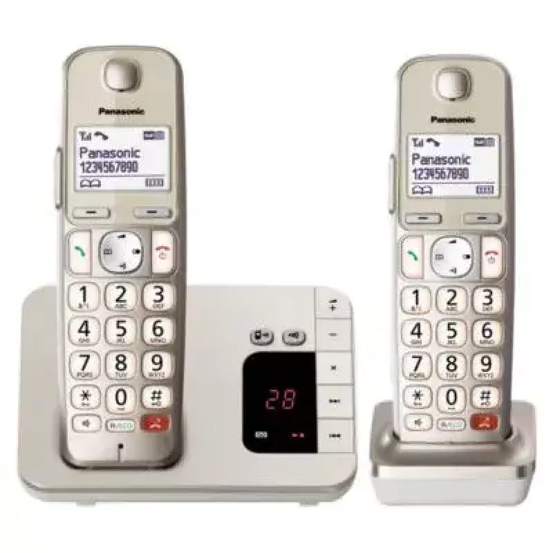 DECT-Telefon Panasonic KX-TGE262GN Kabelloses Handteil Anruferkennung