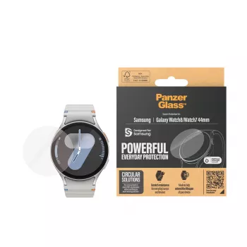 PanzerGlass® Displayschutz Samsung Galaxy Watch8 | Watch7 44mm | Ultra-Wide Fit