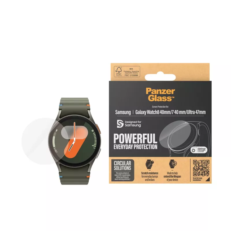 PanzerGlass ® Bildschirmschutz Samsung Galaxy Watch8 40mm | Watch Ultra 47mm | Watch7 40mm