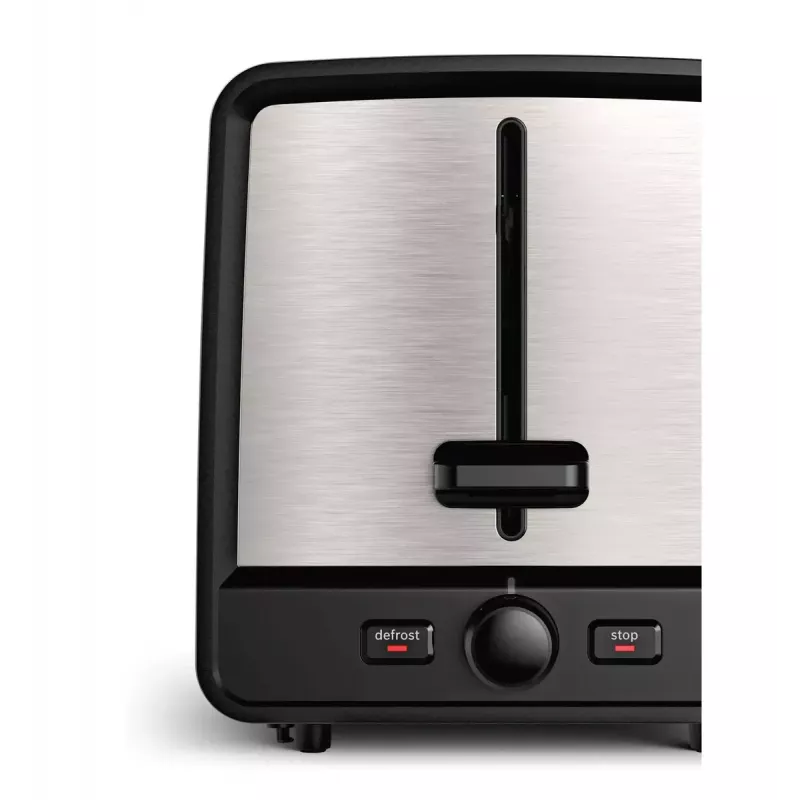 Bosch TAT5P420 Toaster 2 Scheiben 970 W Schwarz, Edelstahl
