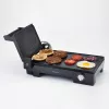 Ariete 1916 Multi Grill 3 in 1 - Elektrogrill, Barbecue, glatte und geriffelte Platte - 180° Öffnung - Verstellbarer Thermostat - 2400 Watt - Schwarz