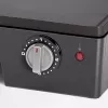 Ariete 1916 Multi Grill 3 in 1 - Elektrogrill, Barbecue, glatte und geriffelte Platte - 180° Öffnung - Verstellbarer Thermostat - 2400 Watt - Schwarz