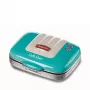 Ariete Waffeleisen, 700 W, Antihaftbeschichtete Platten, Blau, Hellblau, 700 W, 700 W, 700 W, 210 mm, 250 mm